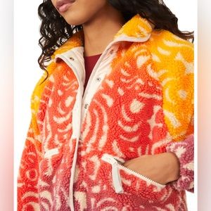 Hit the Slopes Free People Fleece Jacket NWT